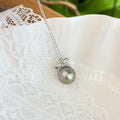 【現貨】925銀+大溪地珍珠吊墜12mm【ST310】