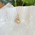 【現貨】925銀+淡水小金珠吊墜9.5mm【ST317】