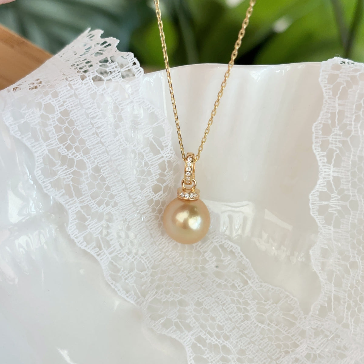 【現貨】925銀+淡水小金珠吊墜9.5mm【ST317】