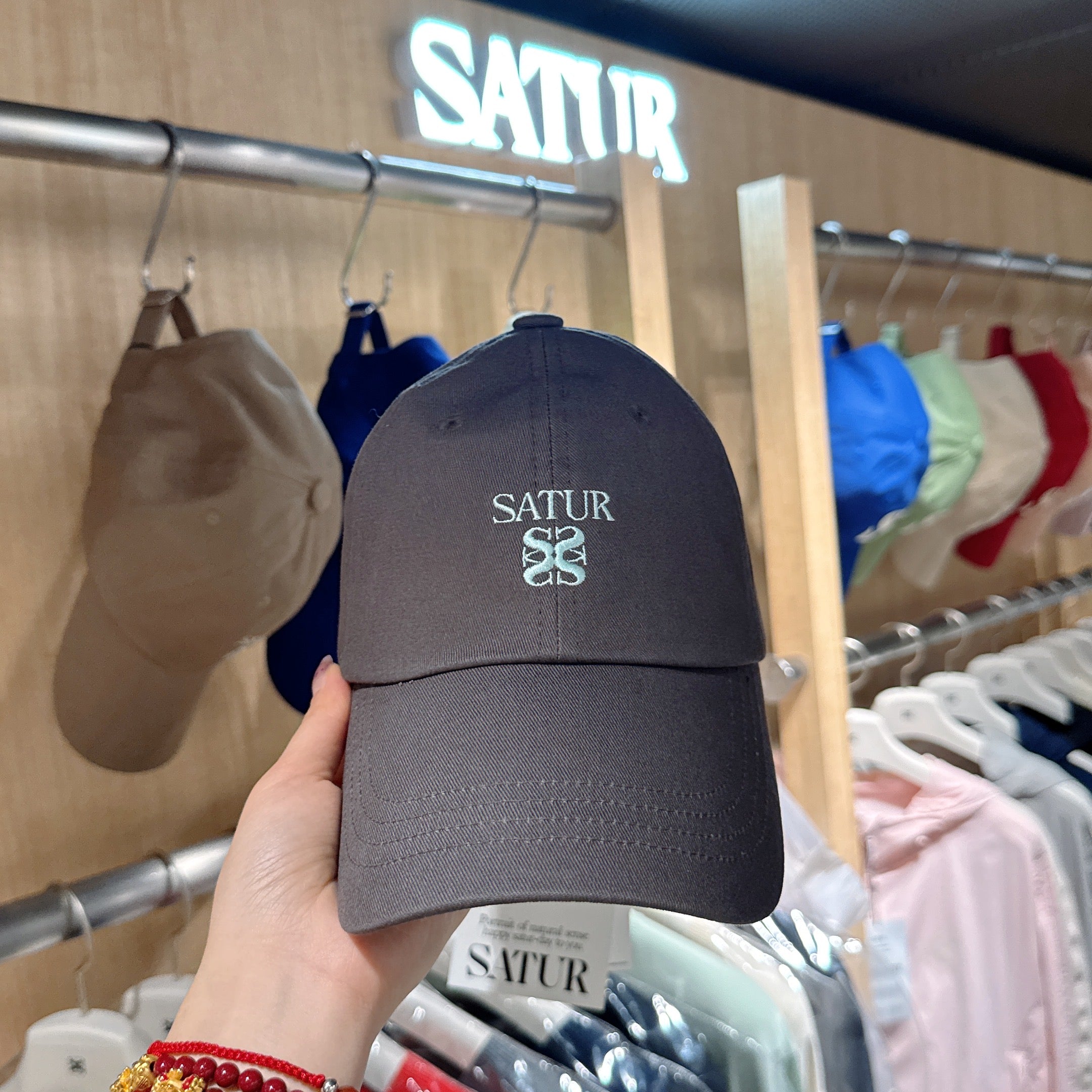 韓國 Satur Classic Logo Ball Cap【SR114】