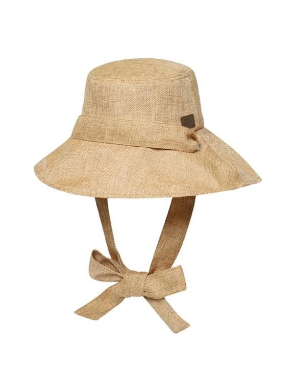 韓國 BBC Rattan Wide Brim Bucket Hat【BC010】