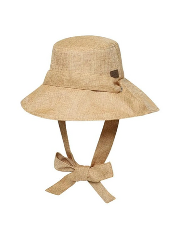 韓國 BBC Rattan Wide Brim Bucket Hat【BC010】