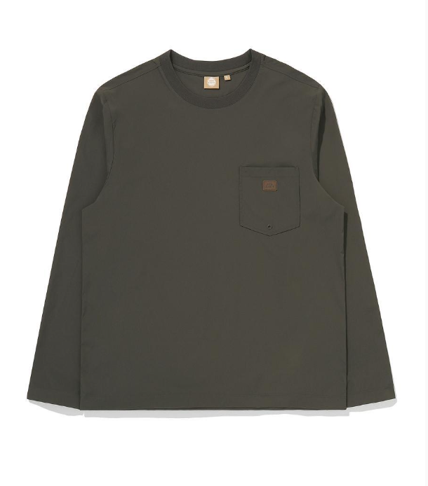 韓國 BBC Simple Woven Pocket Long Sleeve【BC083】