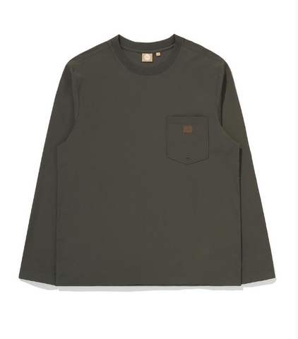 韓國 BBC Simple Woven Pocket Long Sleeve【BC083】