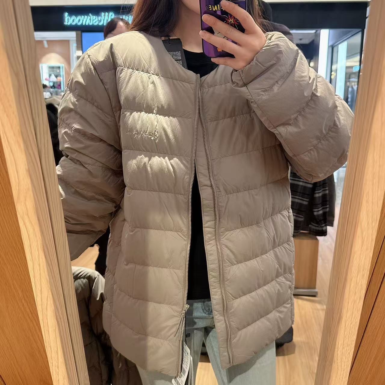 韓國 Snowpeak Airy Round Neck Lightweight Down (鴨絨)【SN078】