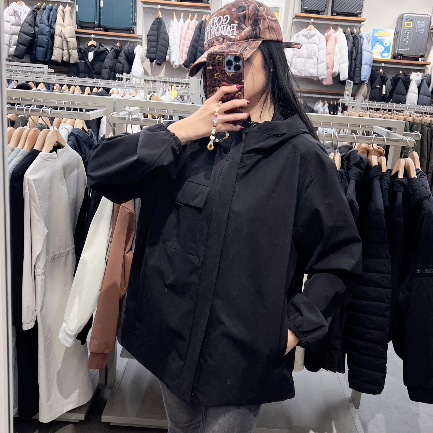 韓國 National Geographic Active Woven Training Zip-Up Jumper【NG205】