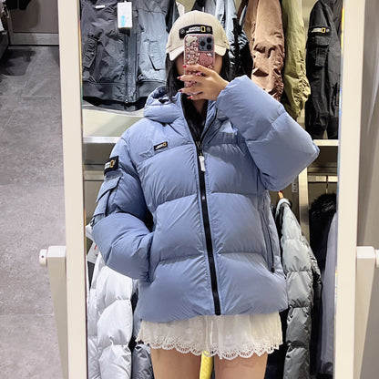 韓國 National Geographic Golden Mall Short Length Goose Hoodie Down Jumper鵝絨【NG819】