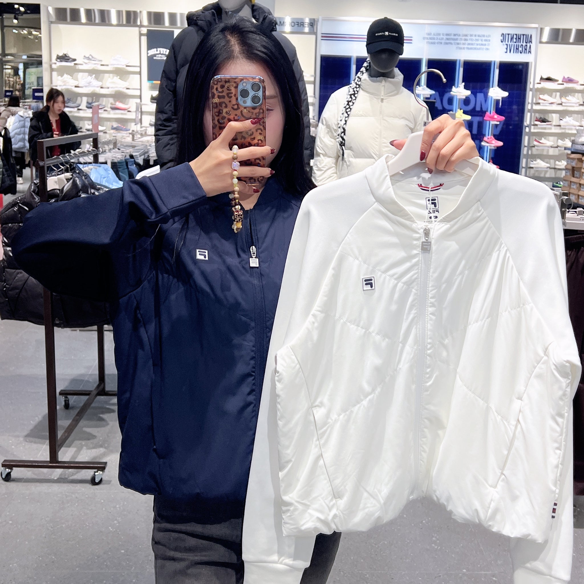 韓國 FILA Women's Tennis Padded Jacket【FA122】