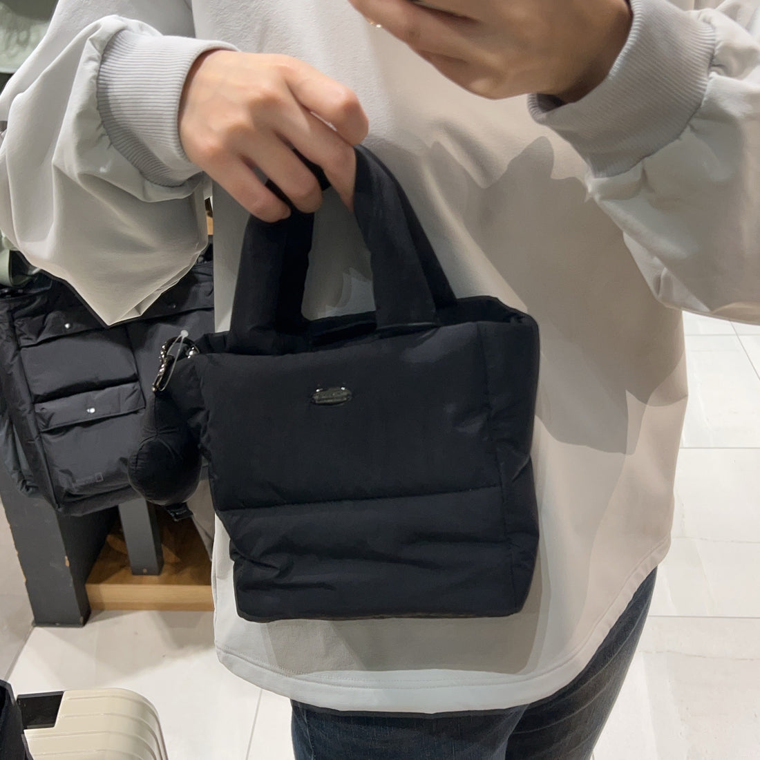 韓國 National Geographic Padded Mini Tote Bag【NG317】