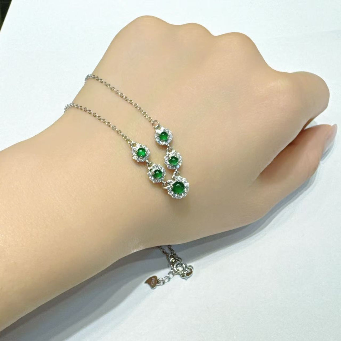 S925翡翠蛋面萬能項鍊【KX668】