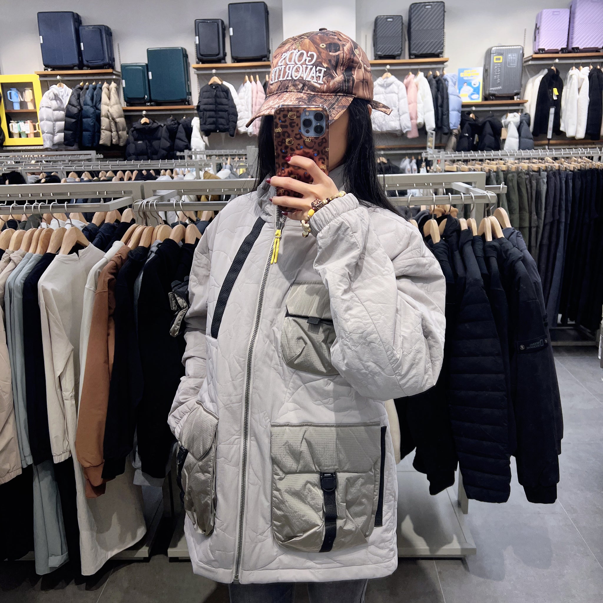 韓國 National Geographic Filmmaker Mountaineer Quilted Padded Jacket【NG230】