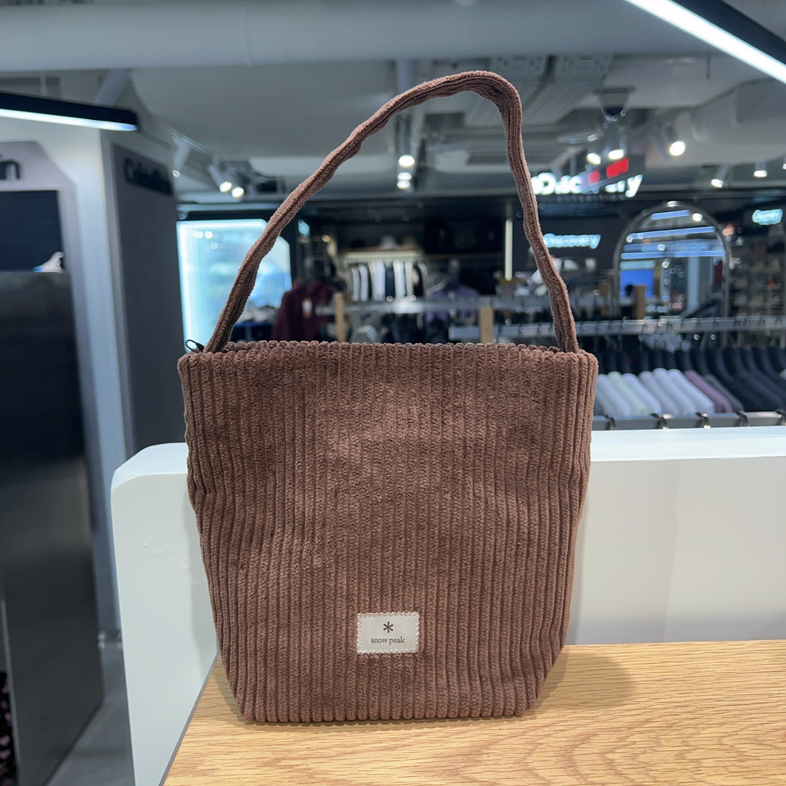 韓國 Snowpeak Corduroy Mini Tote Bag【SN006】