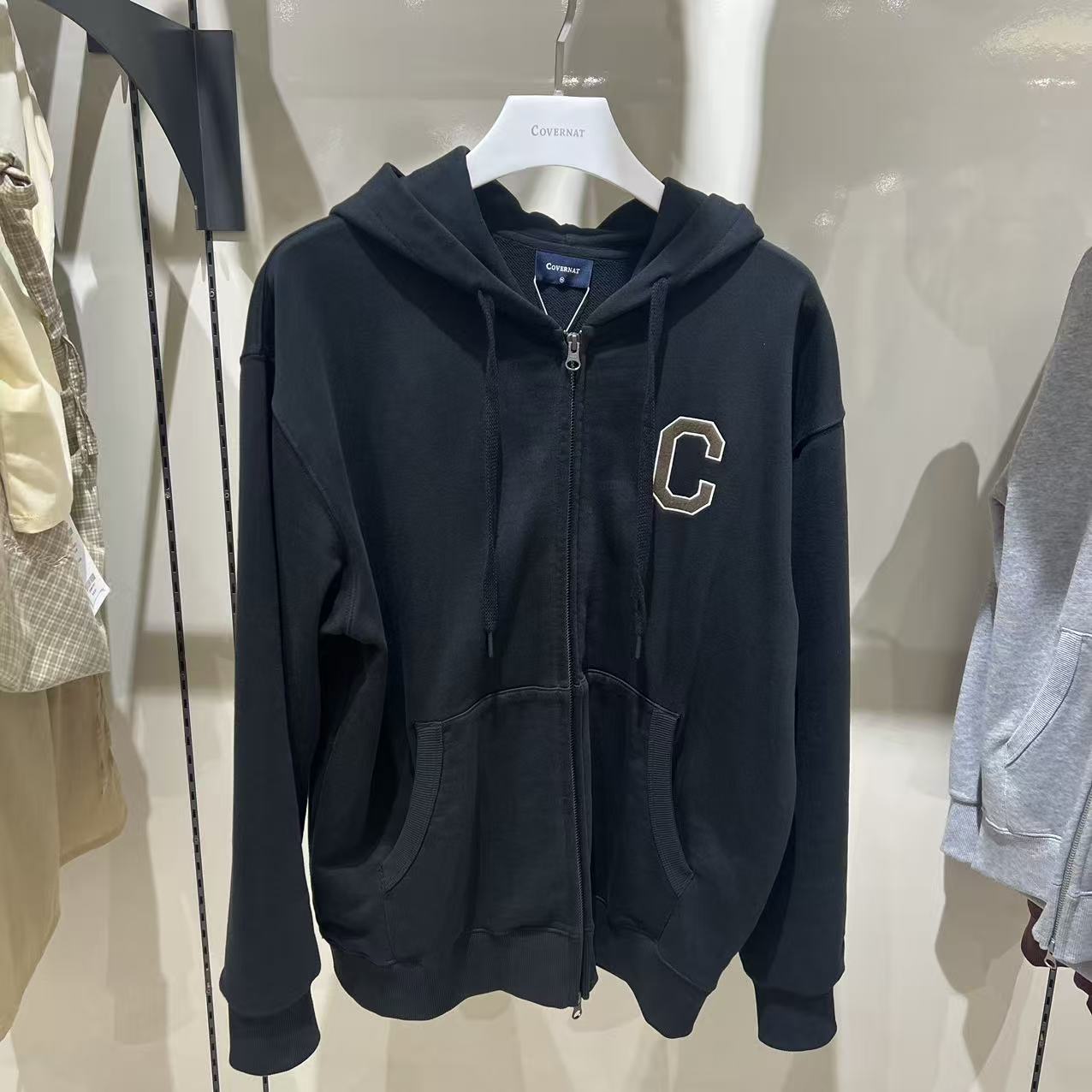 韓國 Covernat C Logo Hoodie【CO039】