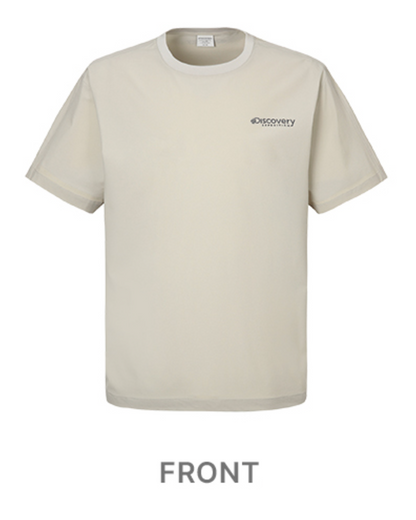 韓國 Discovery Fresh Event Woven Short Sleeve T-Shirt凉爽防晒面料【DY041】