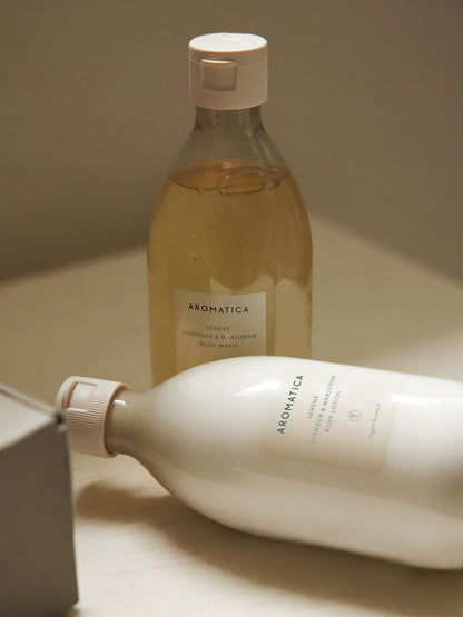 Aromatica 舒寧薰衣草和馬鬱蘭身體乳 300ml【SM511】
