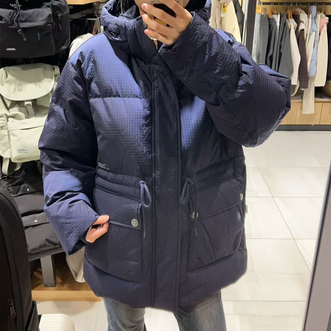 韓國 National Geographic Mid-length Hoodie Goose Down Jumper (鵝絨)【NG264】