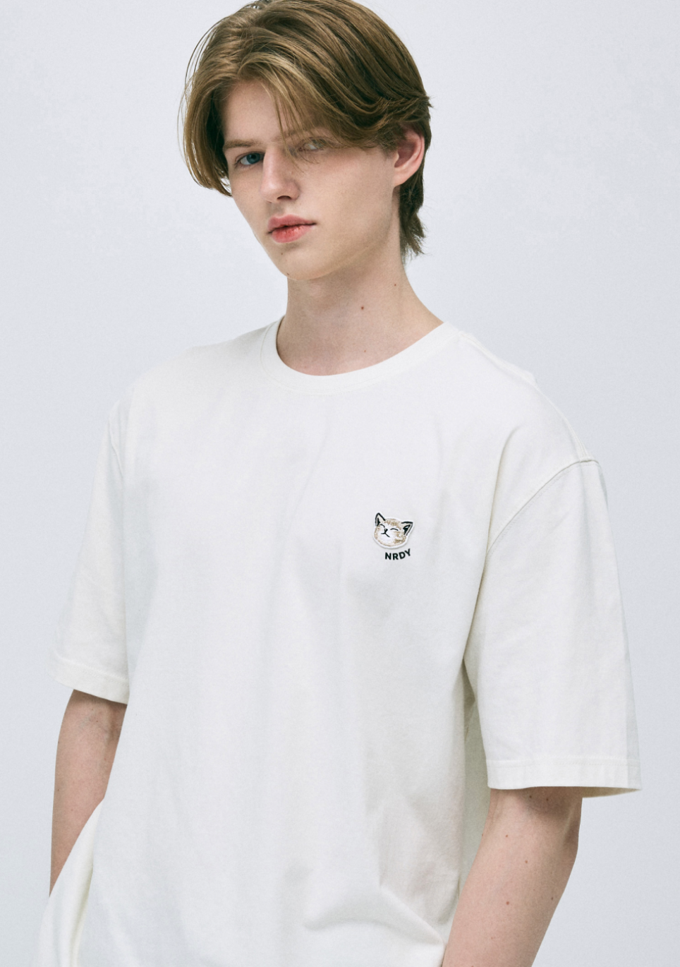 韓國 Nerdy Sleeping Cat Wappen S/S T-Shirt【NY026】