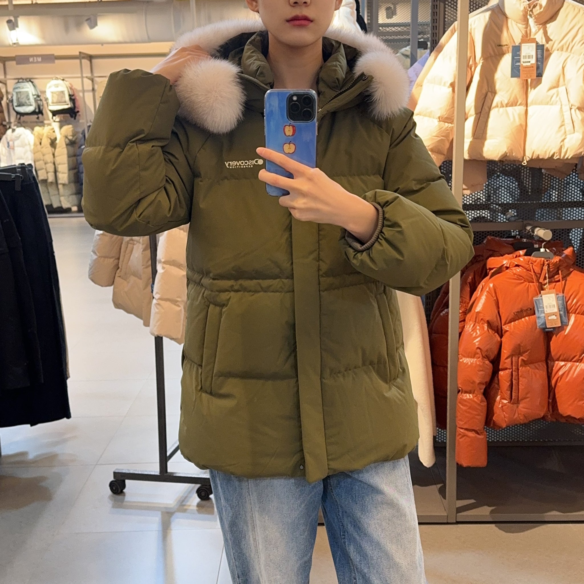 韓國 Discovery Women's Kelly Goose Down Mid-Padding (鵝絨)【DY183】