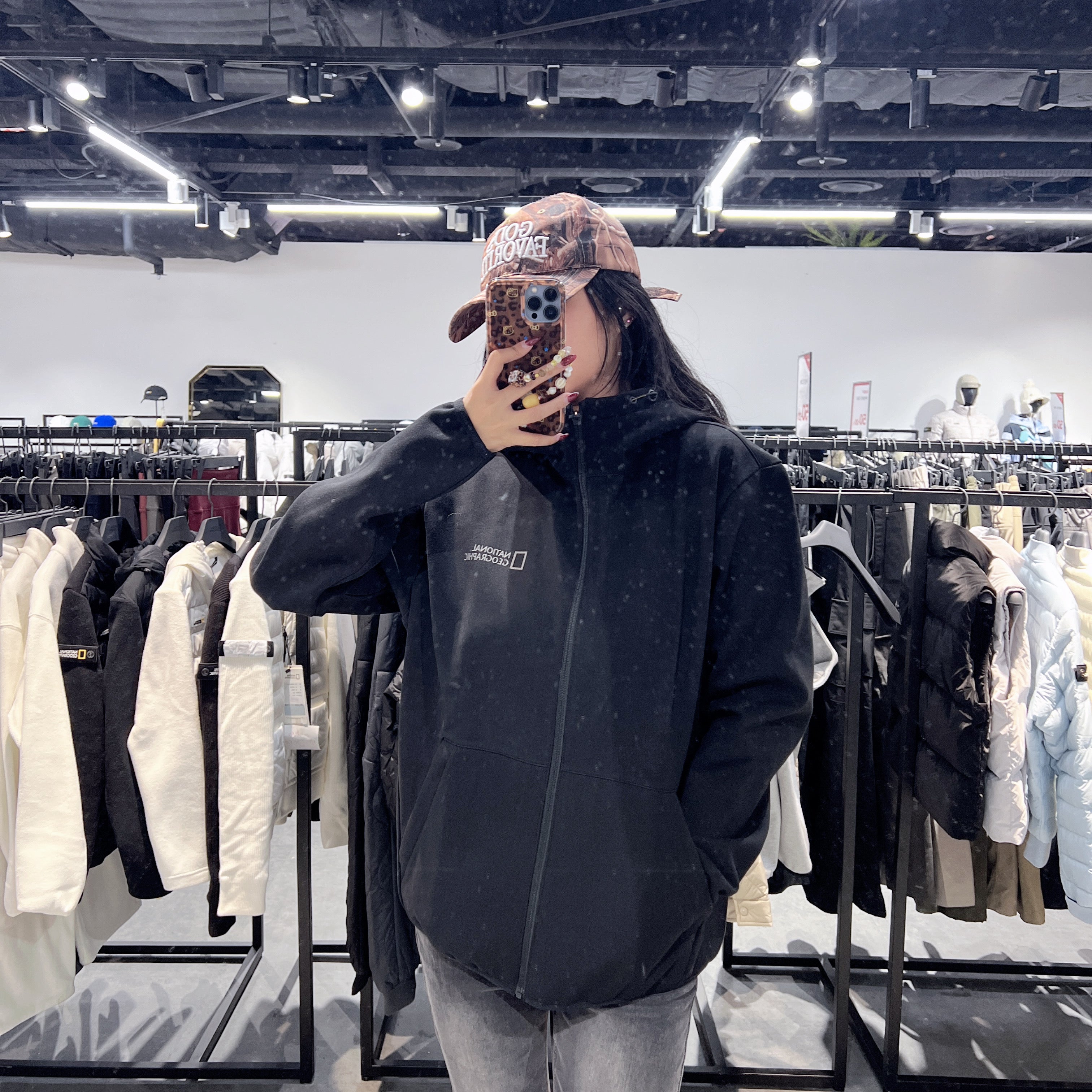 韓國 National Geographic Buno Training Hooded Zip-Up Jumper【NG096】