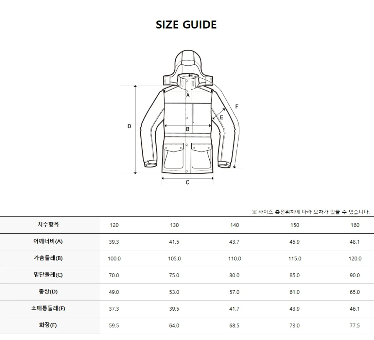 韓國 Discovery Kids Color Block Varsity Down Short Padding (鴨絨)【DY206】