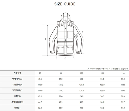 韓國 Discovery Bergen Gore Windstopper Colorblock Goose Down Short Padding (鵝絨)【DY178】