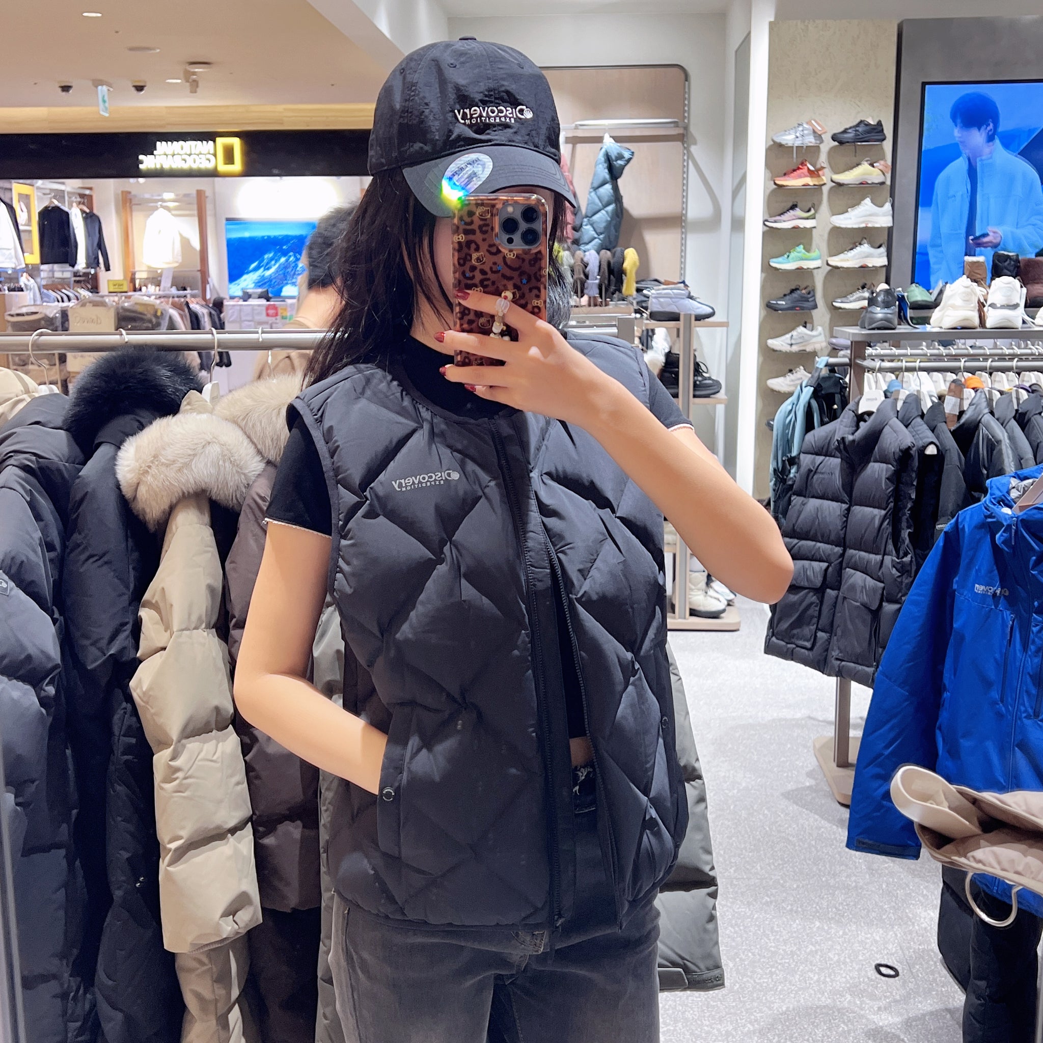 韓國 Discovery Women's Dihas Tube Down Vest【DY079】