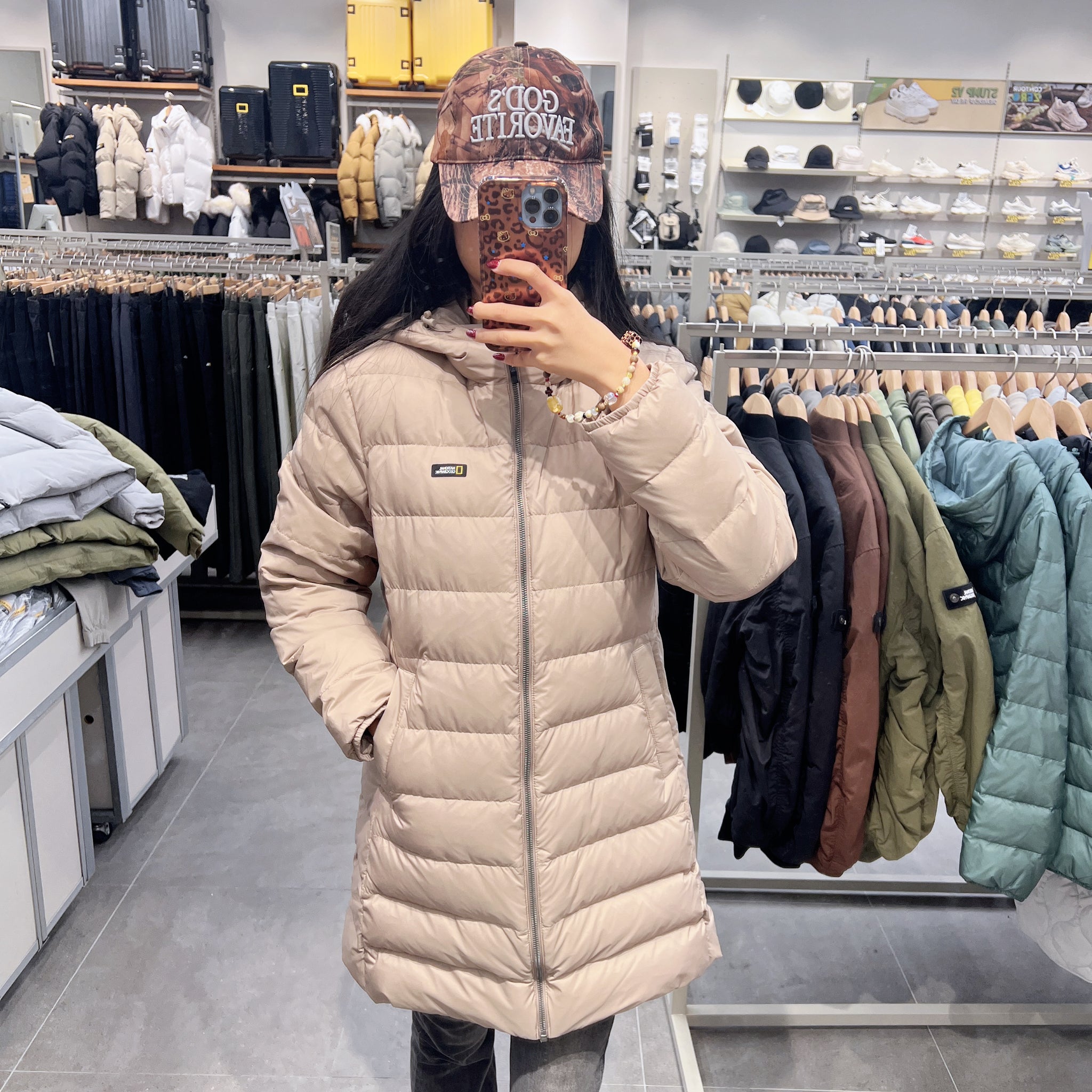 韓國 National Geographic Women's Milbus Lightweight Goose Down Mid-Length Jumper (鵝絨)【NG190】
