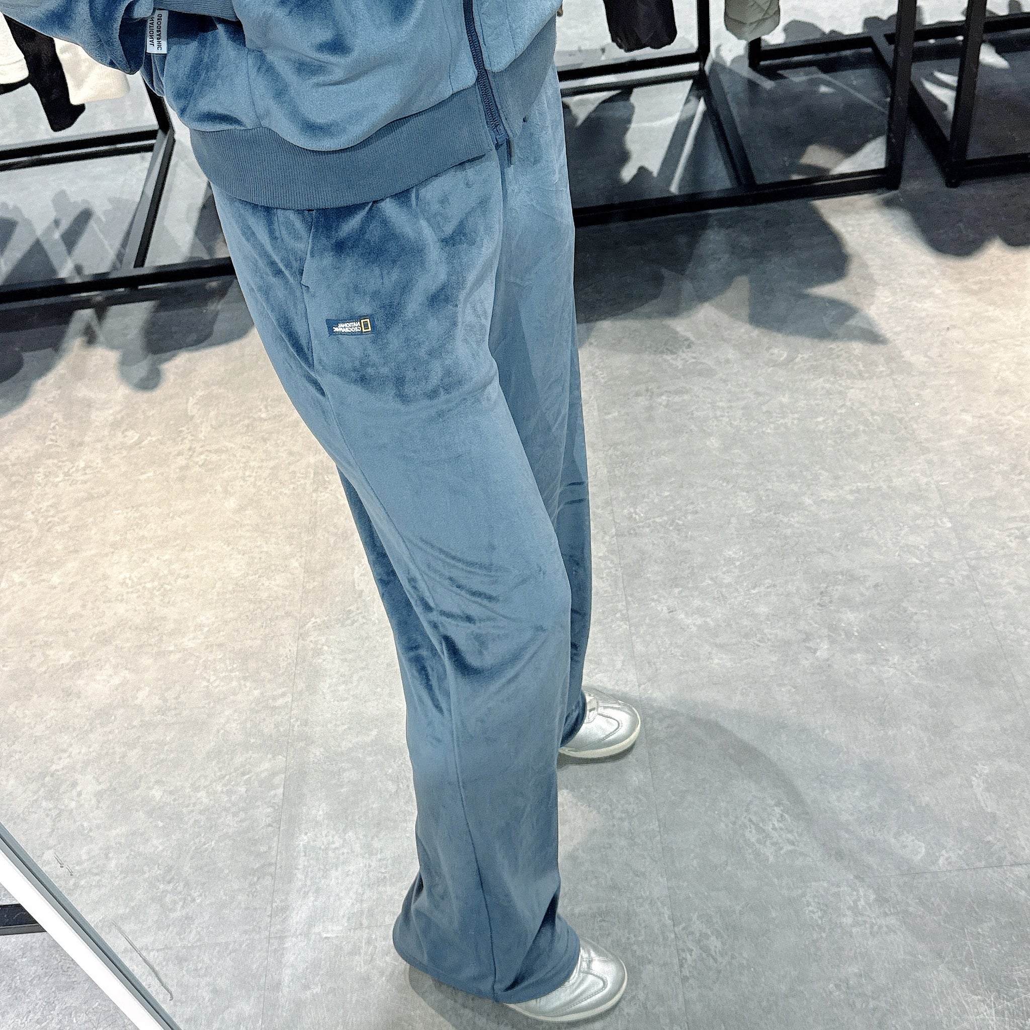 韓國 National Geographic Women's Beira Velvet Training Pants【NG118】