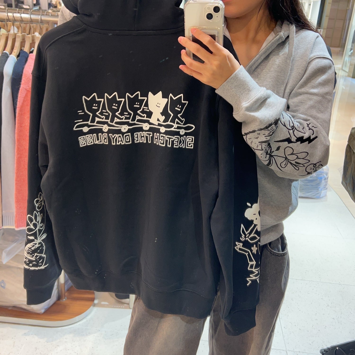 韓國 Wacky Willy Graffiti graphic hooded sweatshirt【WW029】