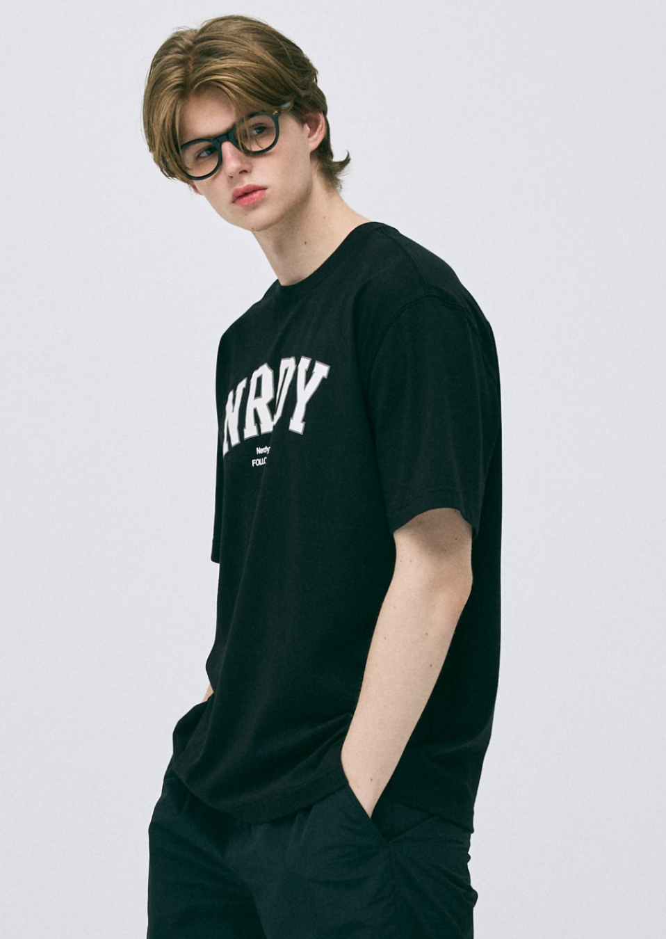 韓國 Nerdy Arch Logo S/S T-Shirt【NY025】