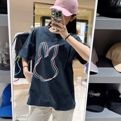 韓國 HANAHAII 重影兔子 T-shirt【HA028】 - STT Mall HK 靚太網購