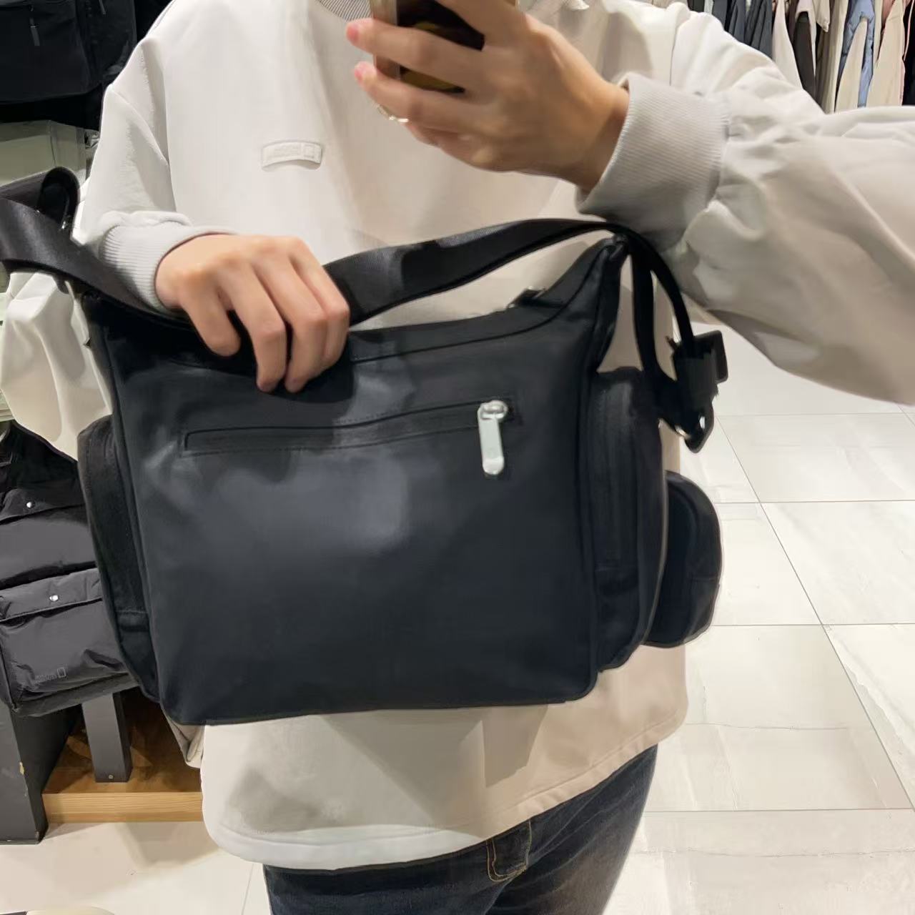 韓國 National Geographic Urban Travel Hobo Bag【NG320】