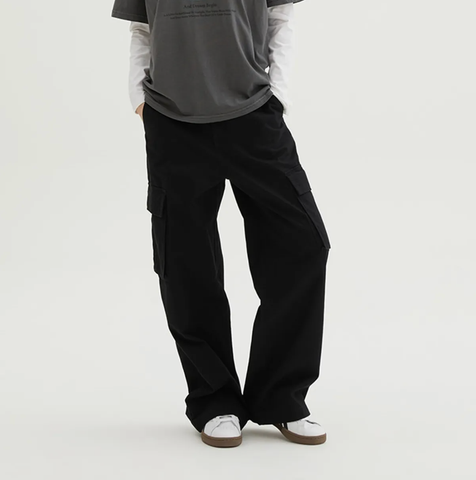 韓國 SPAO Women's Cargo Wide Pants【SP206】