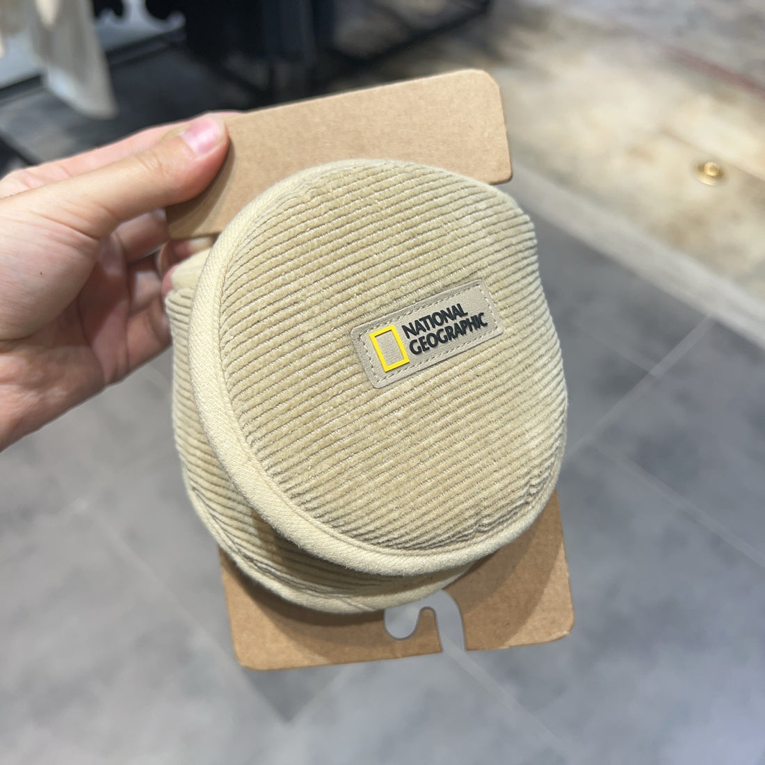 韓國 National Geographic Corduroy Ear Warmer【NG334】
