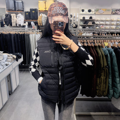 韓國 National Geographic Arctic High Neck Tube Goose Down Vest (鵝絨)【NG184】