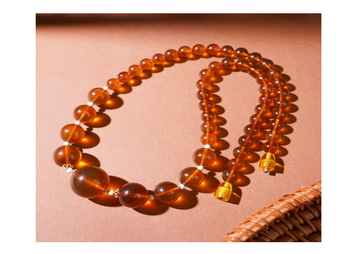 琥珀項鍊 (訂金$500，總售價為 $3,418)【SE677】