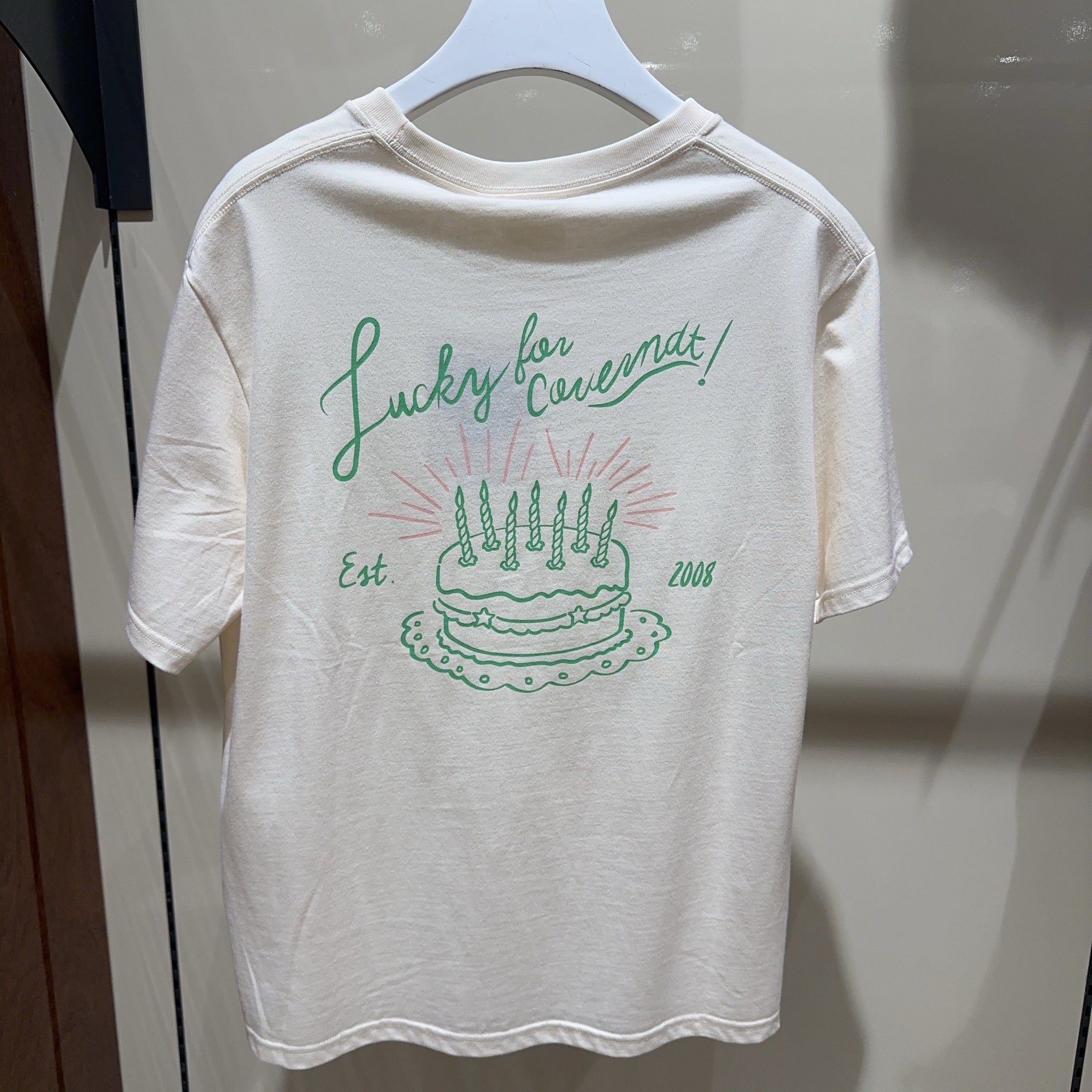 韓國 Covernat Women's Semi-Overfit Cake T-Shirt【CO062】