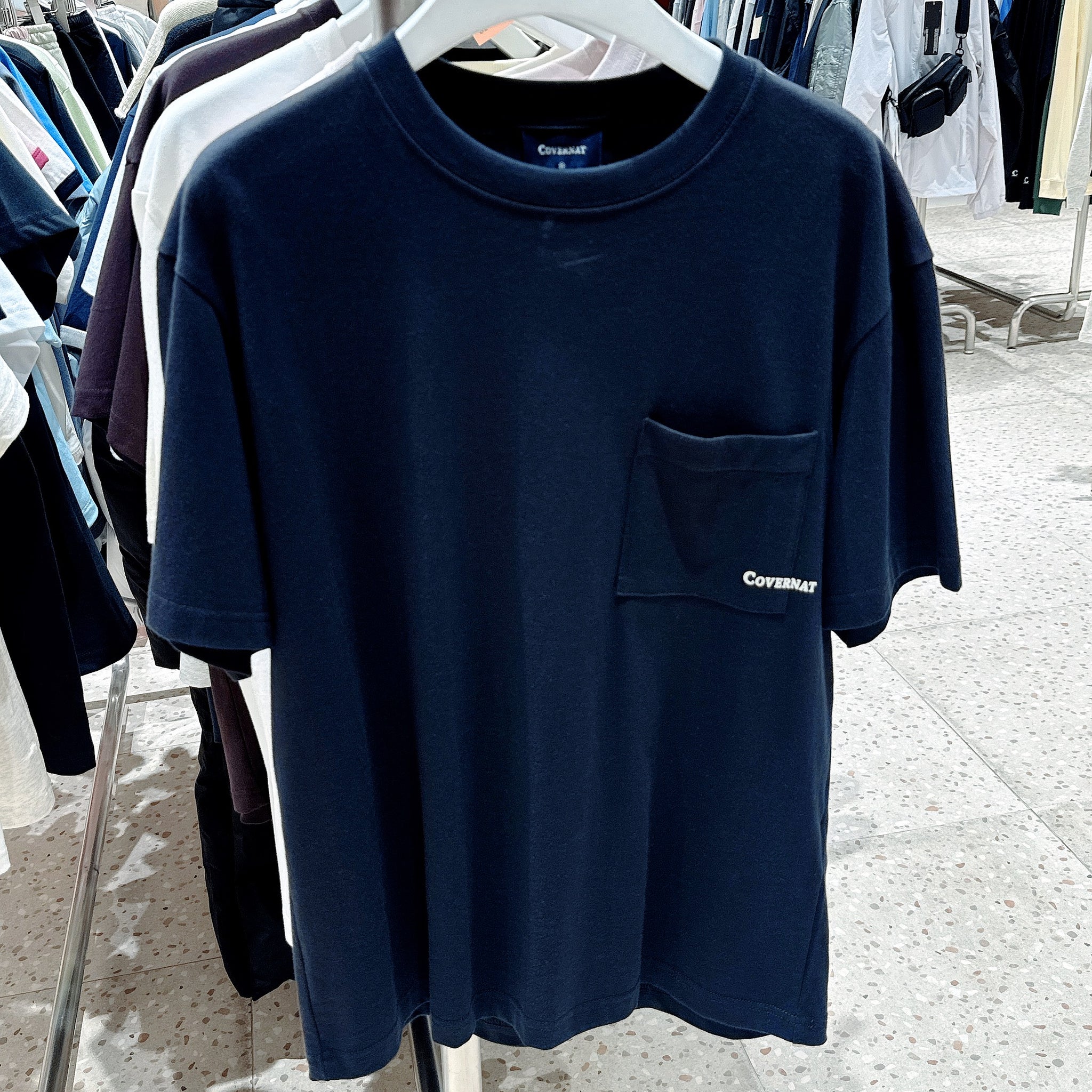 韓國 Covernat Basic Pocket T-Shirt【CO056】