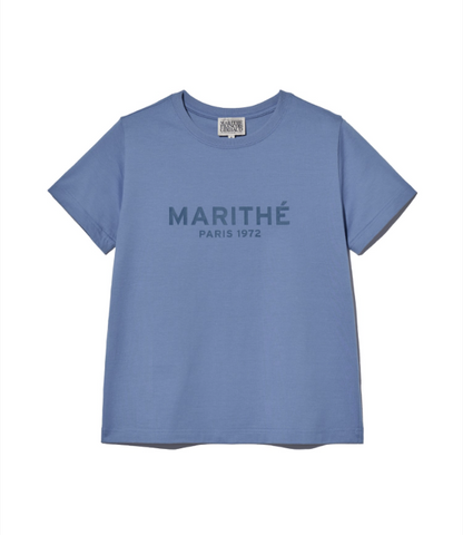 韓國 Marithe Francois Girbaud Women's REGULAR LOGO T-SHIRTS【MF598】