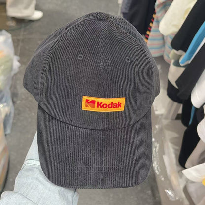 韓國 Kodak Signature Fit Corduroy Ball Cap【KK031】