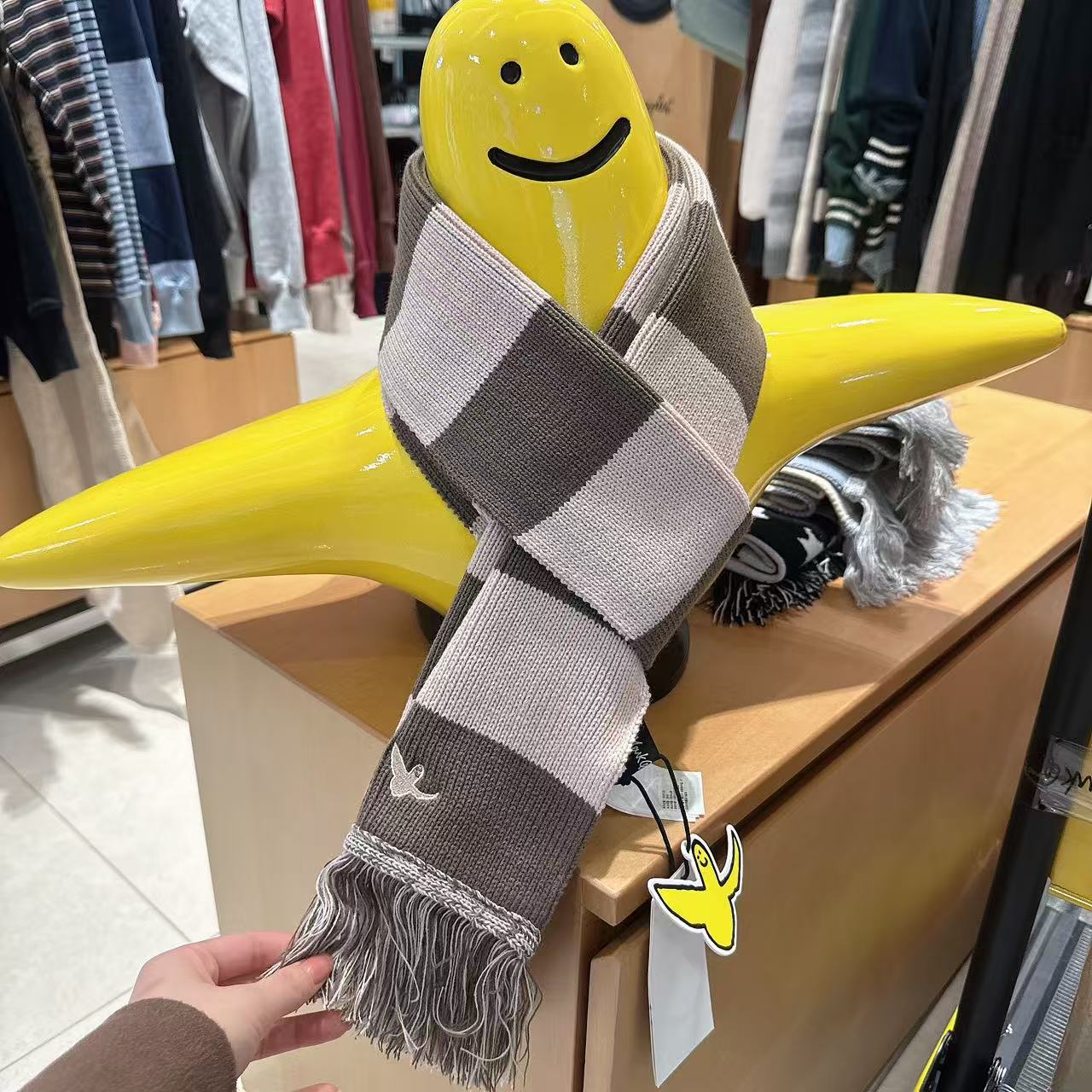 韓國 Mark Gonzales Striped Muffler【MG206】