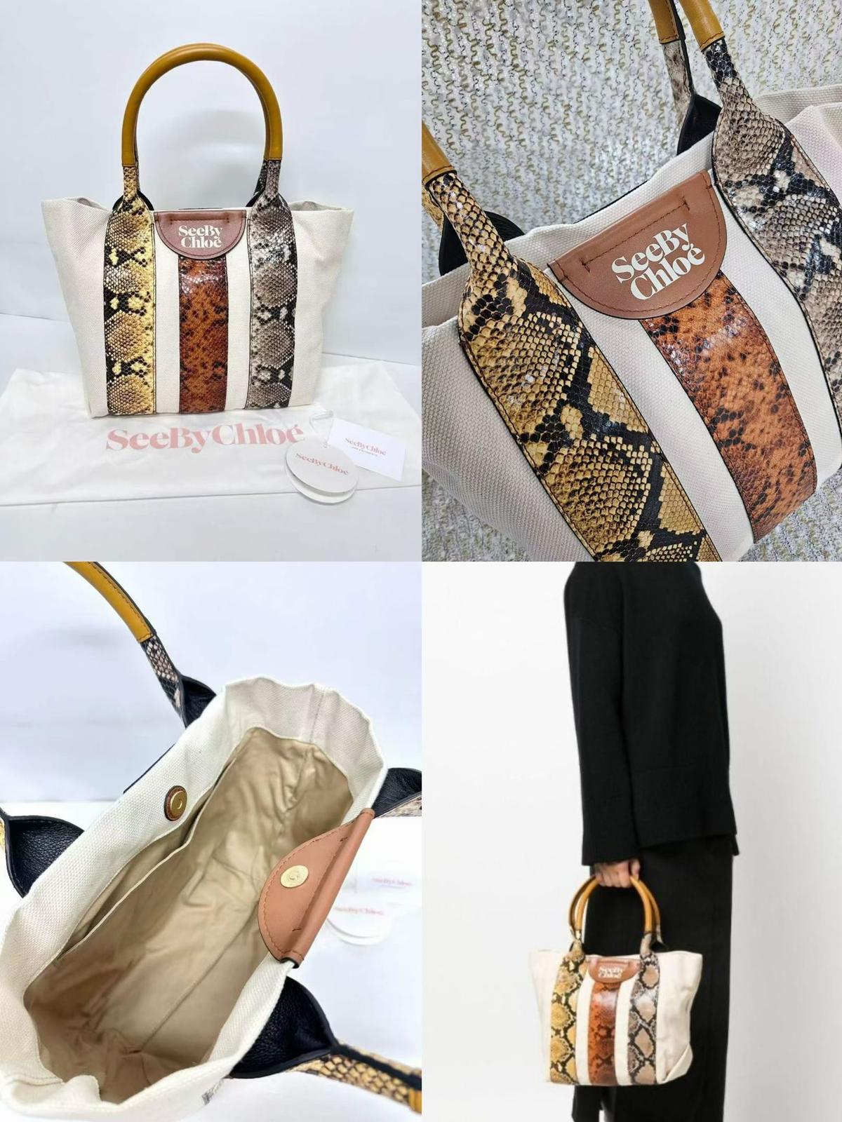 See By ChloeSmall Laetizia Tote Bag 【YS85】