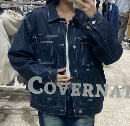 韓國 Covernat Denim Trucker【CO019】 - STT Mall HK 靚太網購