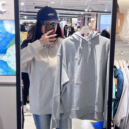 韓國 National Geographic Public Polhaas Small Logo Regular Fit Basic Hoodie【NG135】