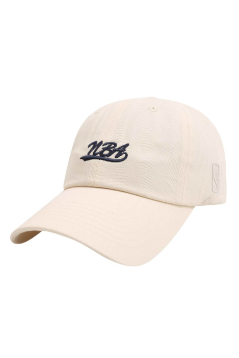 韓國 NBA NBA Logo Embroidered Cursive SOFT BALL CAP【NA040】