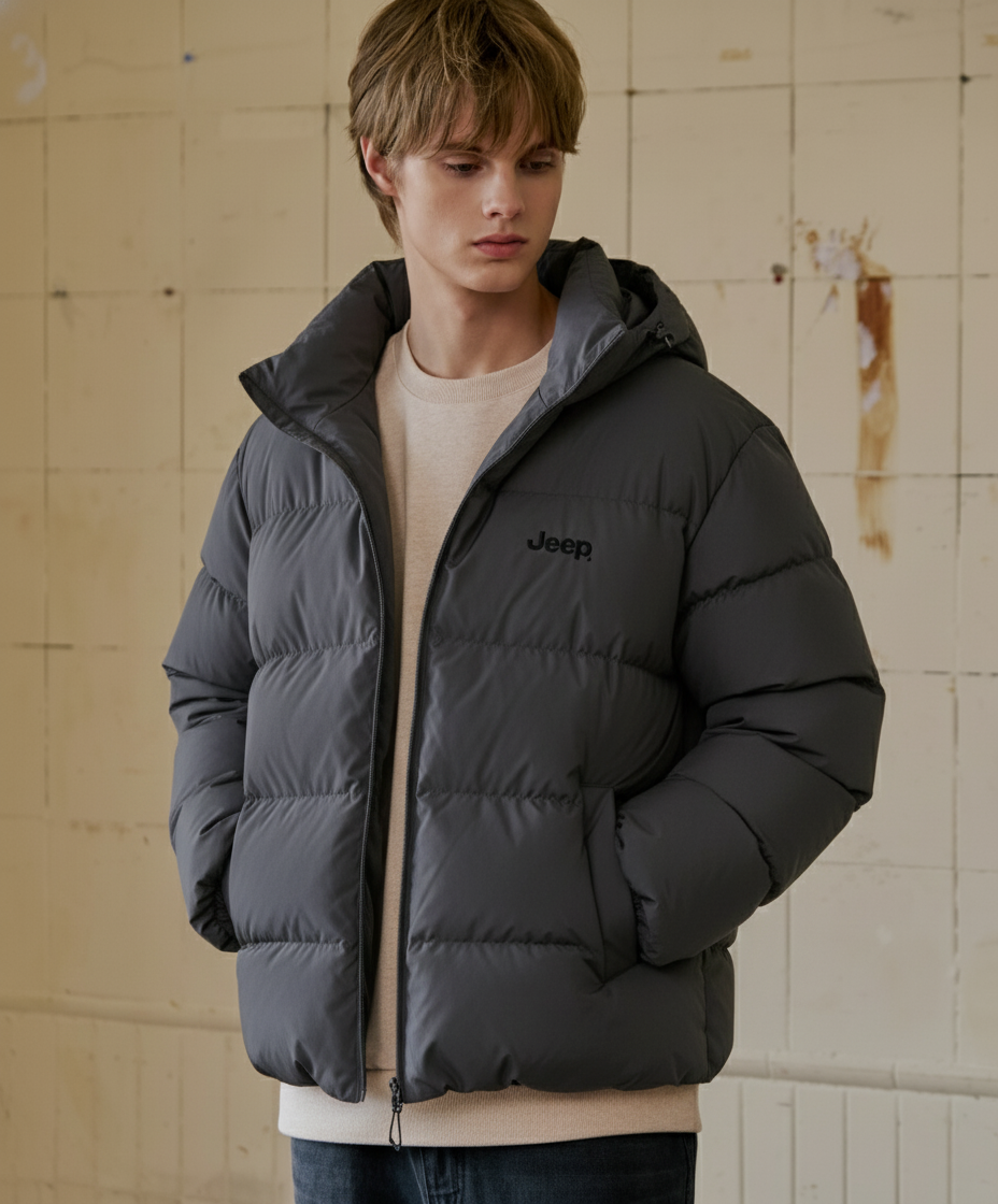 韓國 Jeep Detachable Hood Down Jumper (鴨絨)【JP001】