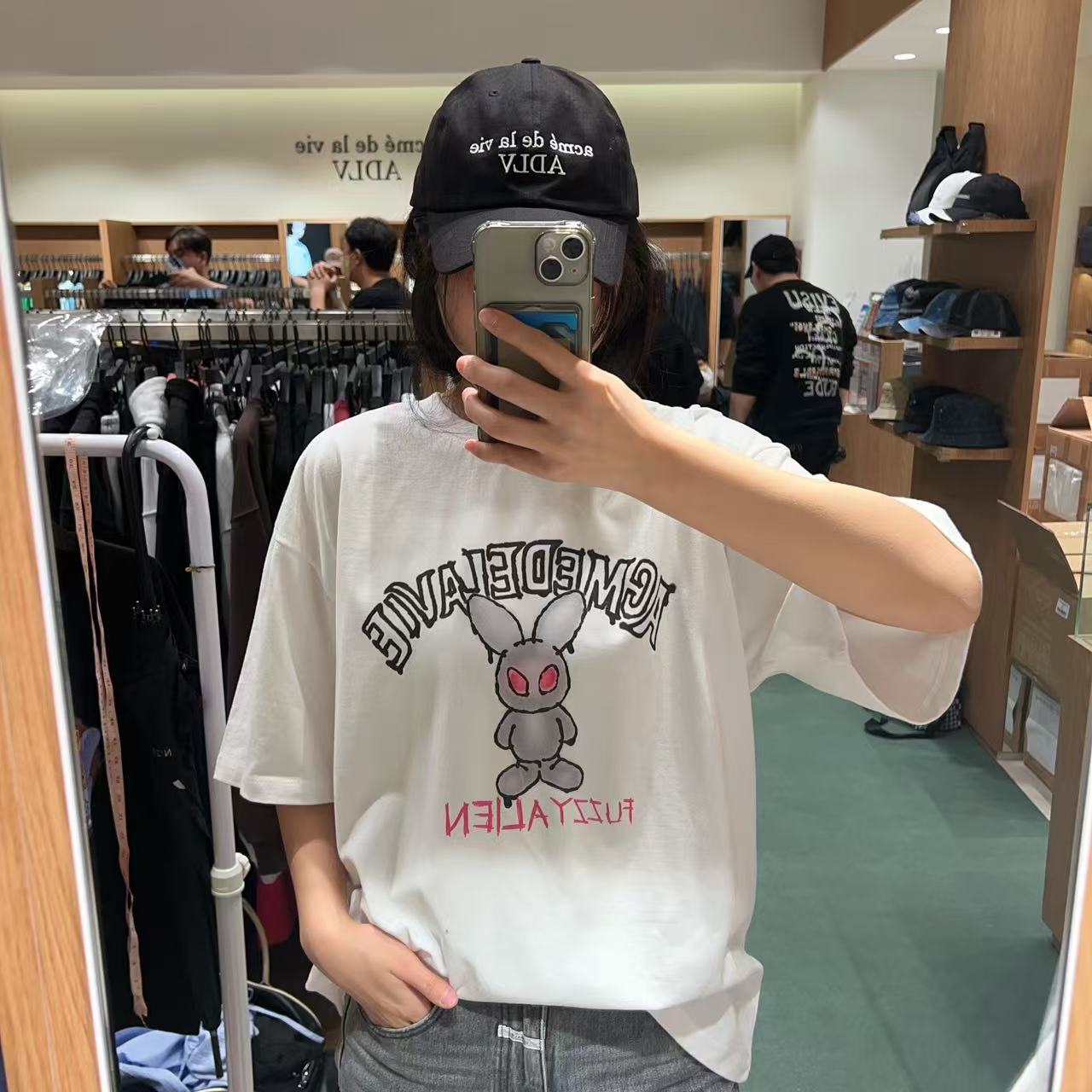 韓國 ADLV BLUR ALIEN SHORT SLEEVE T-SHIRT【AD018】