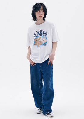 韓國 Ambler Underwater Graphic Short Sleeve T-Shirt【AR112】