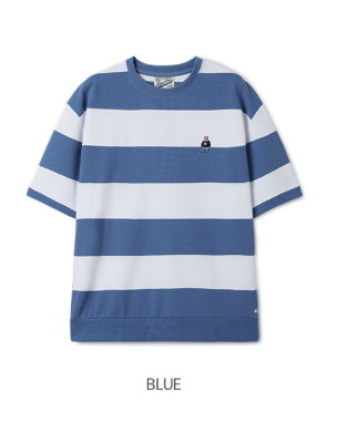 韓國 Who.A.U Steve Colorblock Short Sleeve T-Shirt【WA151】