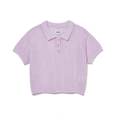 韓國 Markm Women's Crochet Collar Half Knit【MA156】